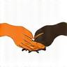 Hands exchanging goods, representing fair trade