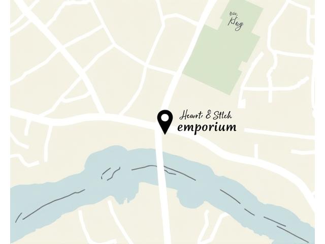 Map of Bristol showing Hearth & Stitch Emporium's location on Picket Lane.